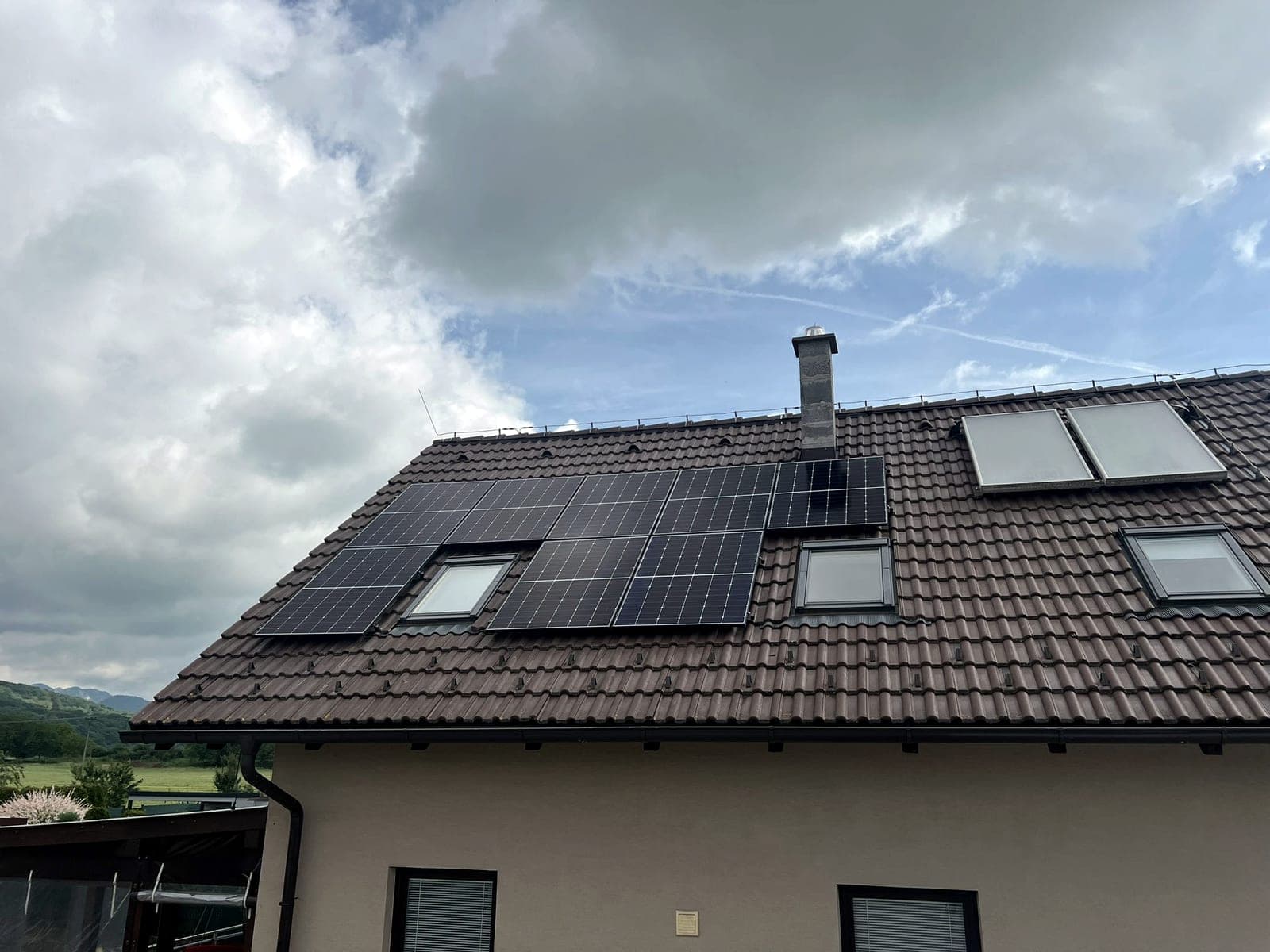 Einfamilienhaus Borčice, Borčice, 3,4 kWp (1/4)